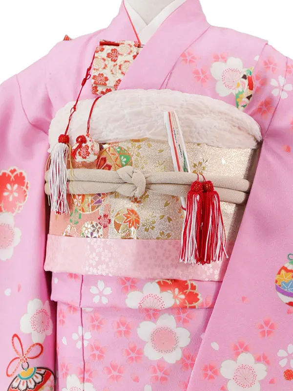 7歳(四つ身)ﾋﾟﾝｸ 七五三