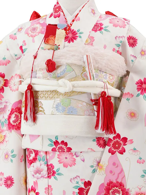 7歳(四つ身)白 七五三