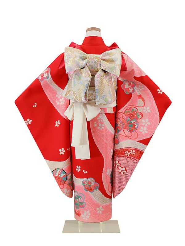 6歳(四つ身)赤 七五三