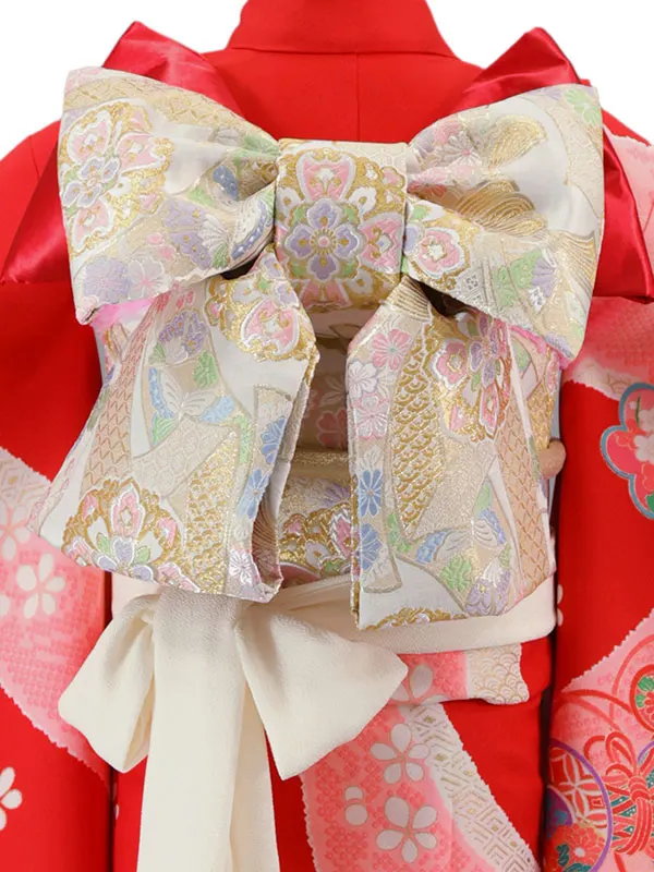 6歳(四つ身)赤 七五三