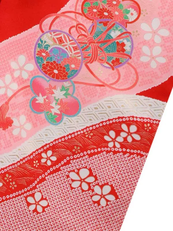 6歳(四つ身)赤 七五三