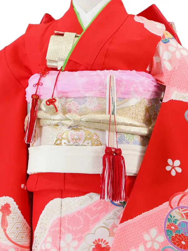 6歳(四つ身)赤 七五三