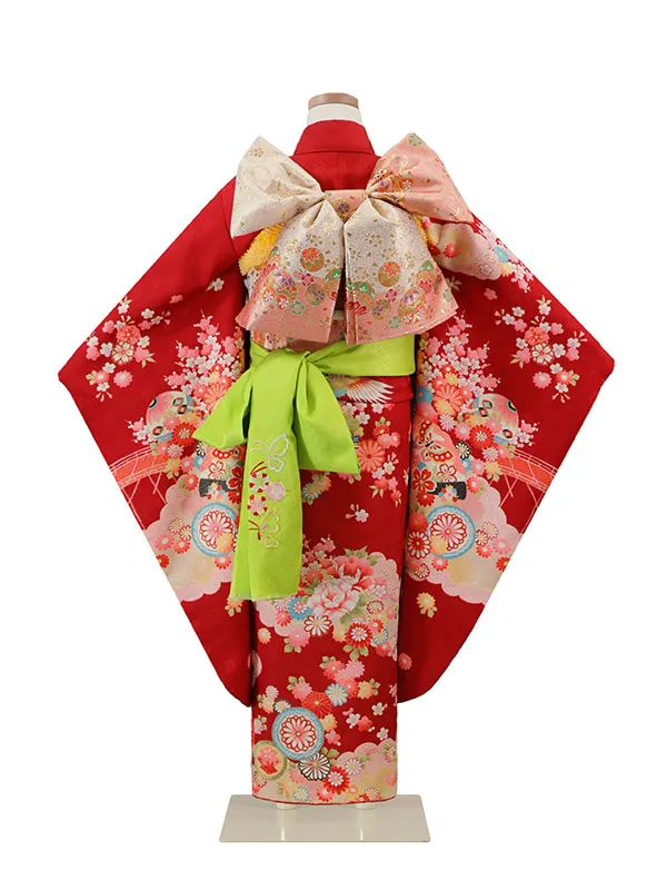 6歳(四つ身)赤 七五三