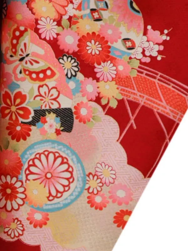 6歳(四つ身)赤 七五三