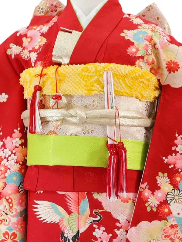 6歳(四つ身)赤 七五三