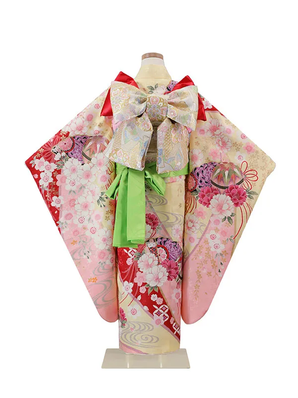 7歳(四つ身)黄 七五三