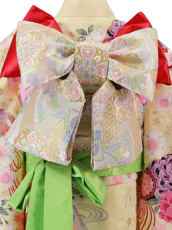 7歳(四つ身)黄 七五三