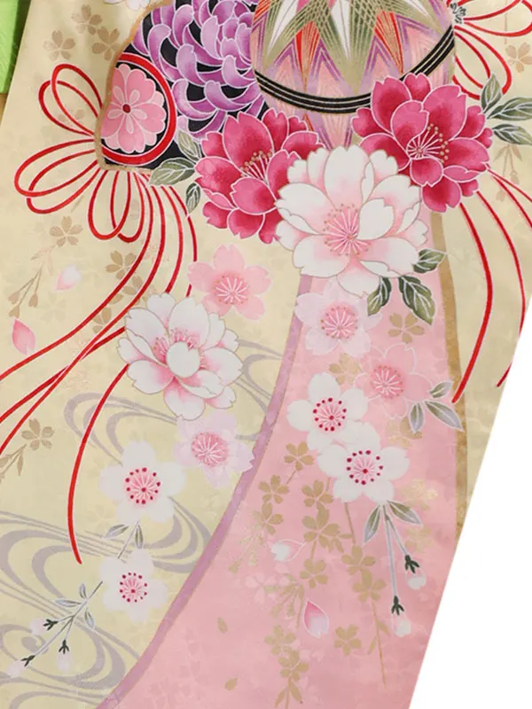 7歳(四つ身)黄 七五三