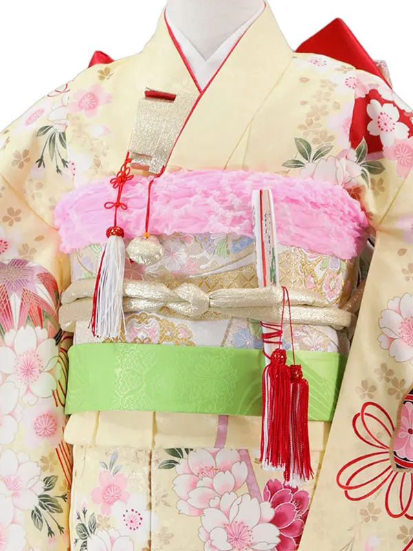 7歳(四つ身)黄 七五三