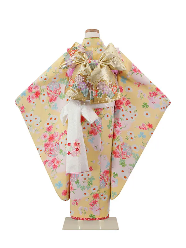 7歳(四つ身)黄 七五三