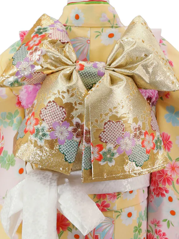 7歳(四つ身)黄 七五三