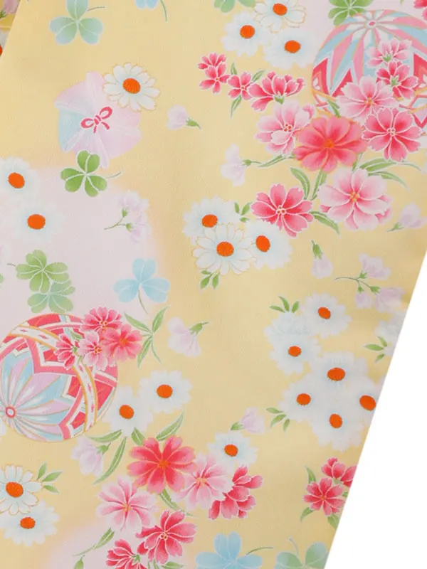 7歳(四つ身)黄 七五三