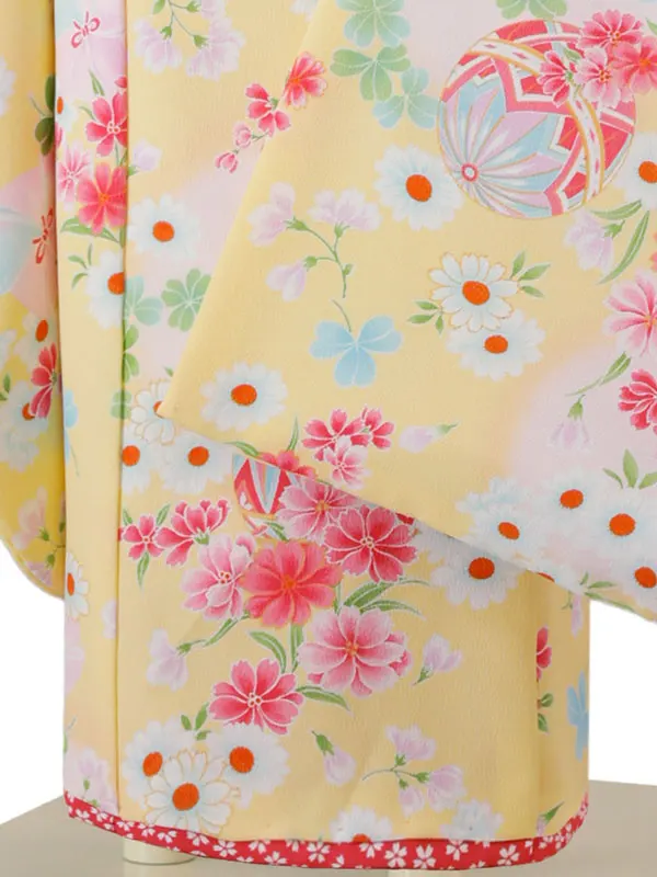 7歳(四つ身)黄 七五三