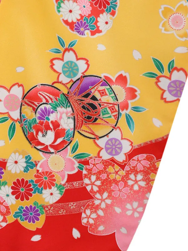 7歳(四つ身)黄 七五三