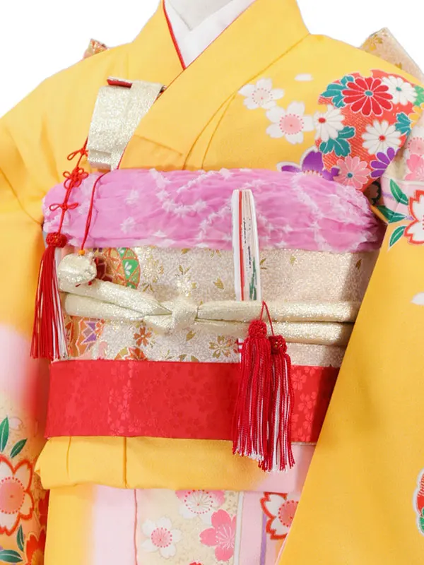 7歳(四つ身)黄 七五三