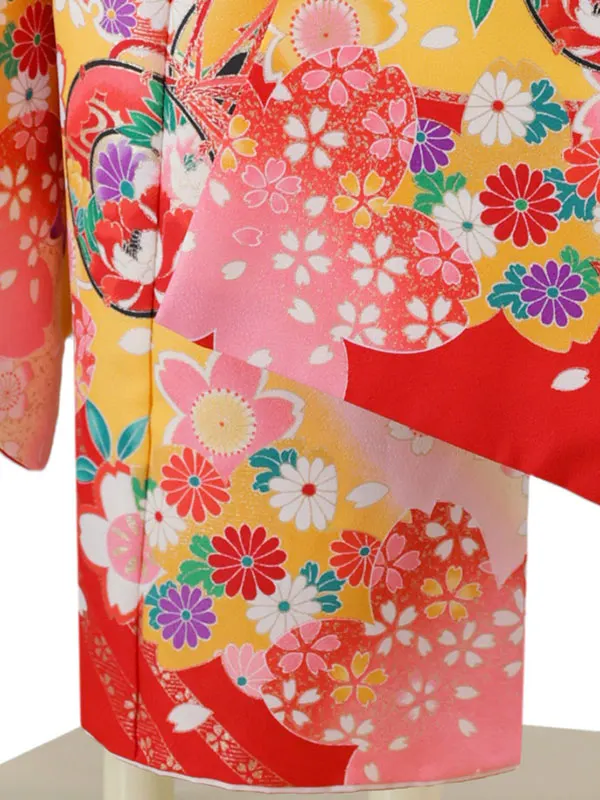 7歳(四つ身)黄 七五三