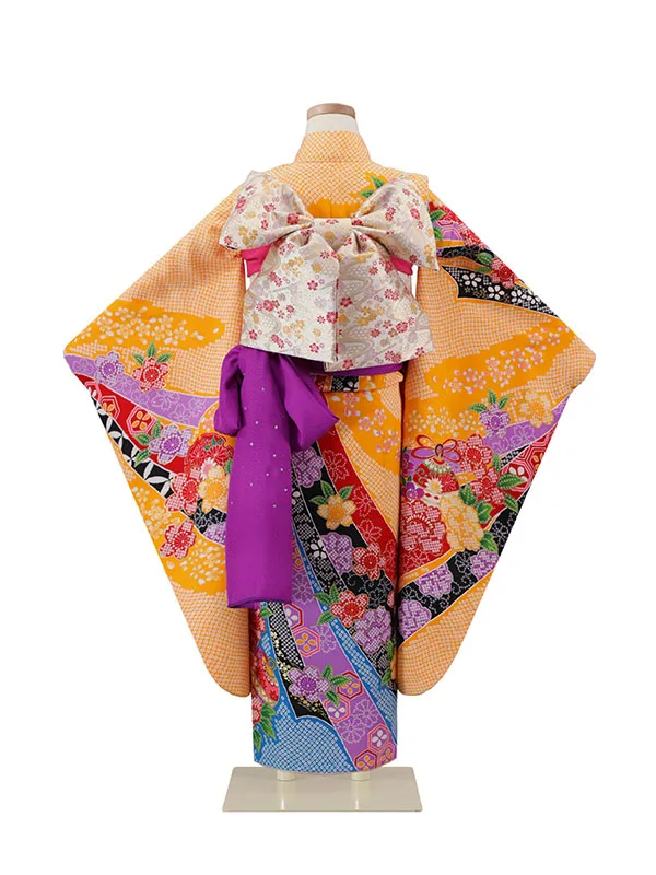 7歳(四つ身)黄 七五三