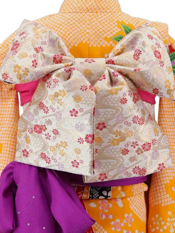 7歳(四つ身)黄 七五三