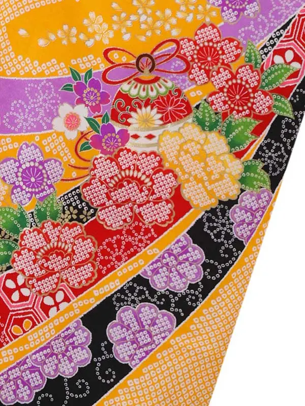 7歳(四つ身)黄 七五三