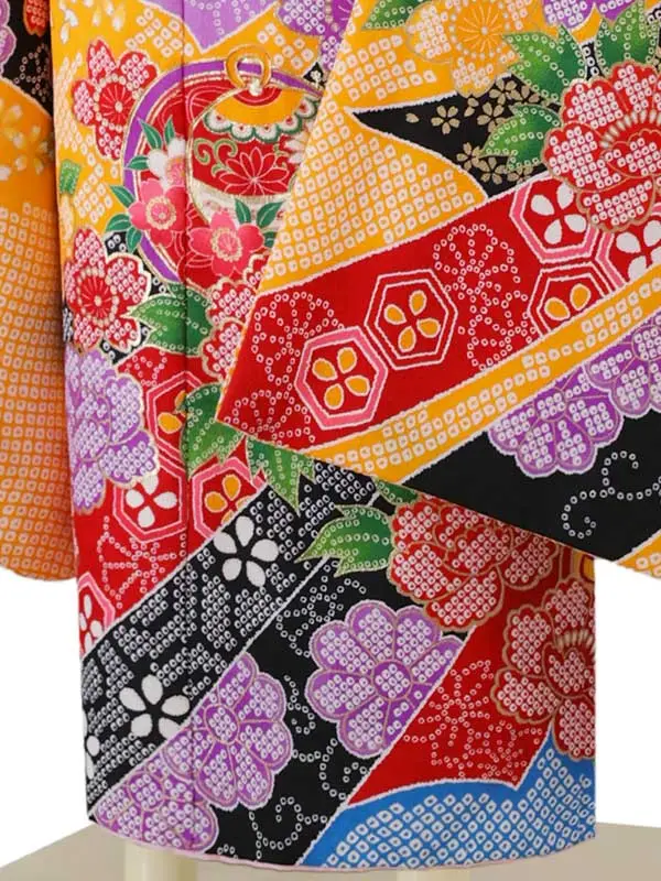 7歳(四つ身)黄 七五三