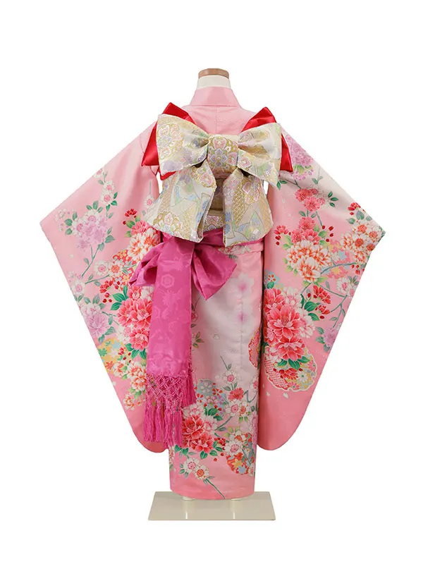 7歳(四つ身)ﾋﾟﾝｸ 七五三