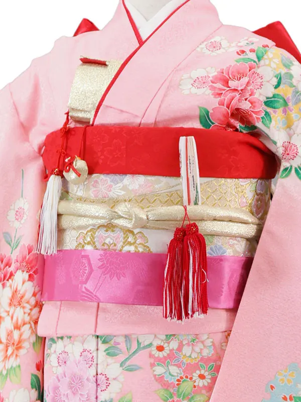 7歳(四つ身)ﾋﾟﾝｸ 七五三