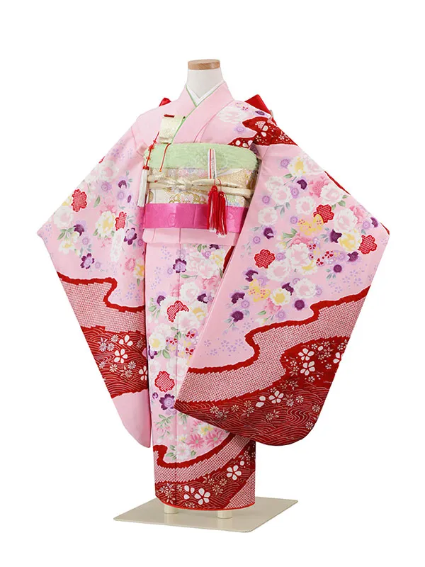 6歳(四つ身)ﾋﾟﾝｸ 七五三