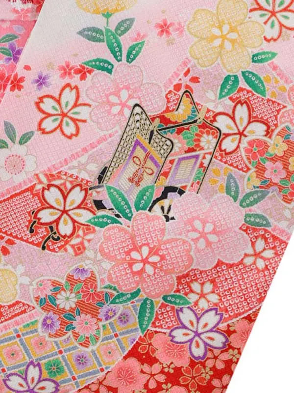 6歳(四つ身)ﾋﾟﾝｸ 七五三