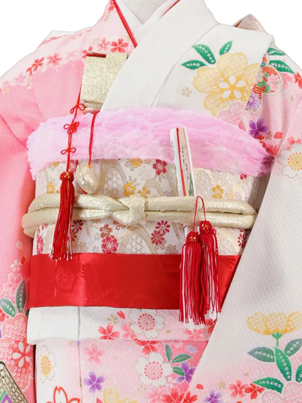 6歳(四つ身)ﾋﾟﾝｸ 七五三