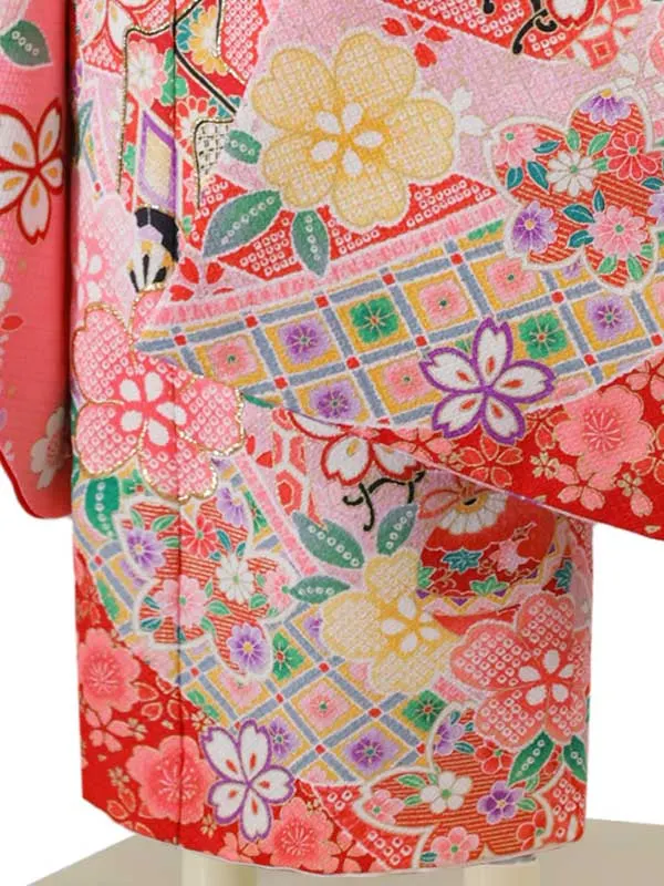 6歳(四つ身)ﾋﾟﾝｸ 七五三