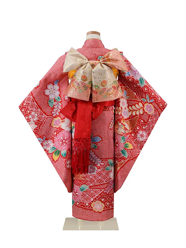 6歳(四つ身)赤 七五三