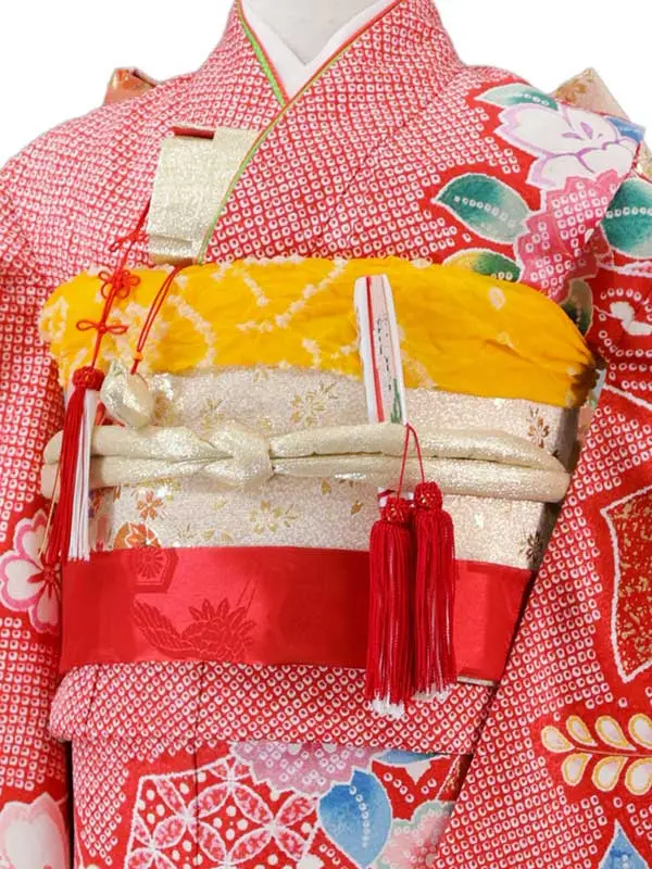 6歳(四つ身)赤 七五三