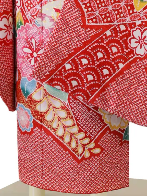 6歳(四つ身)赤 七五三