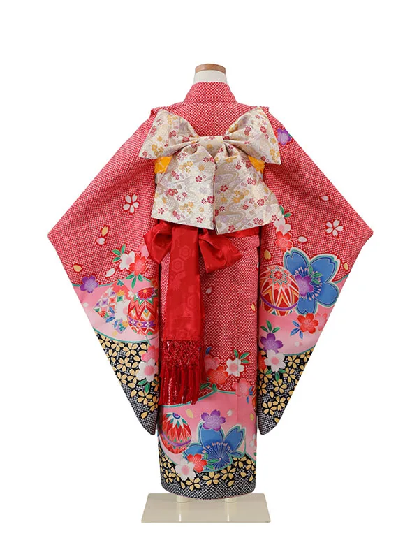 6歳(四つ身)赤 七五三