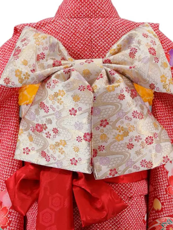 6歳(四つ身)赤 七五三