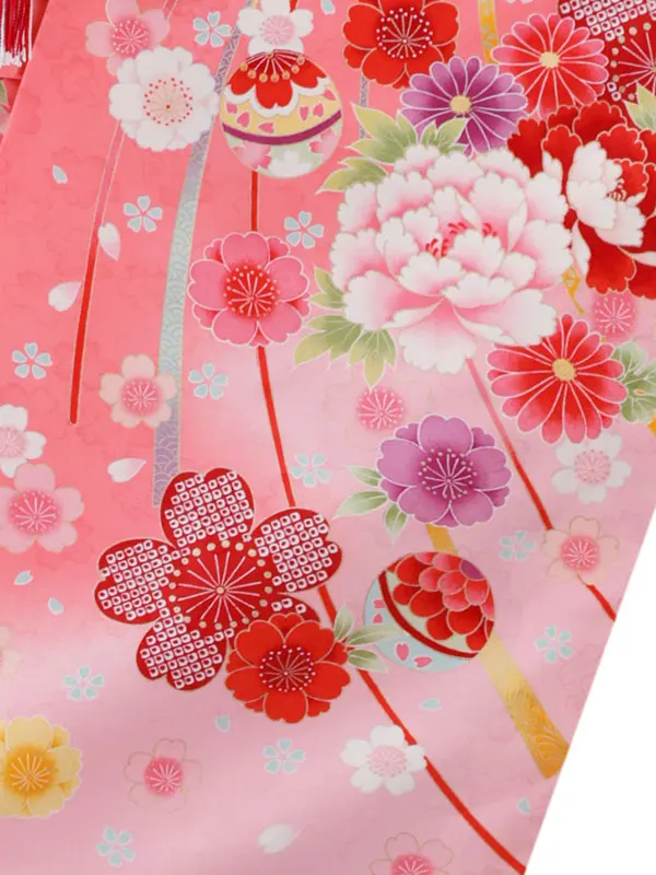 6歳(四つ身)ﾋﾟﾝｸ 七五三