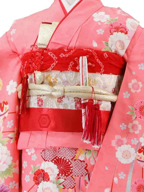 6歳(四つ身)ﾋﾟﾝｸ 七五三