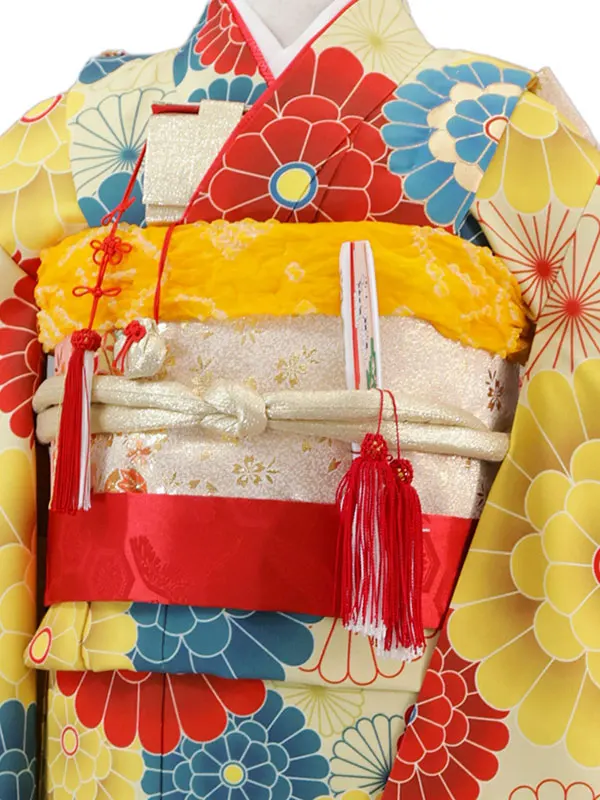 7歳(四つ身)黄 七五三