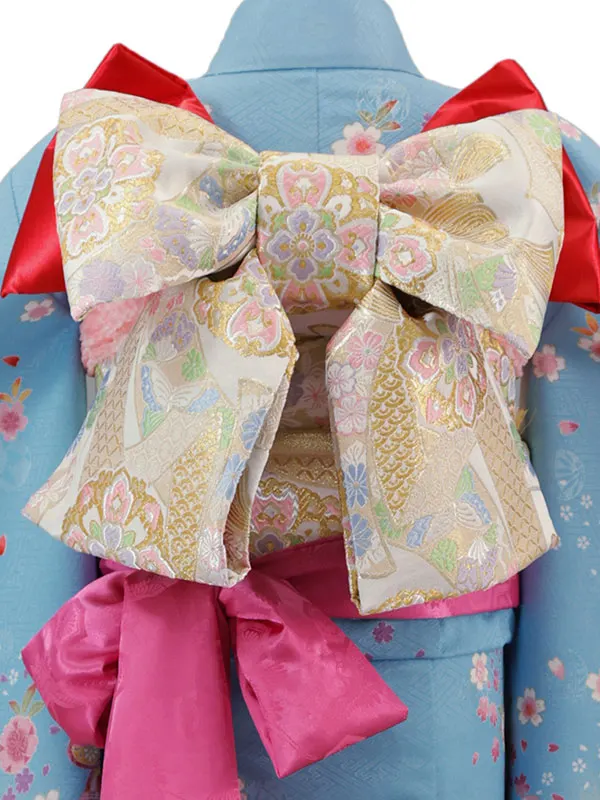 6歳(四つ身)水色 七五三