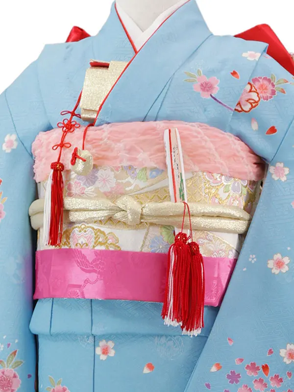 6歳(四つ身)水色 七五三