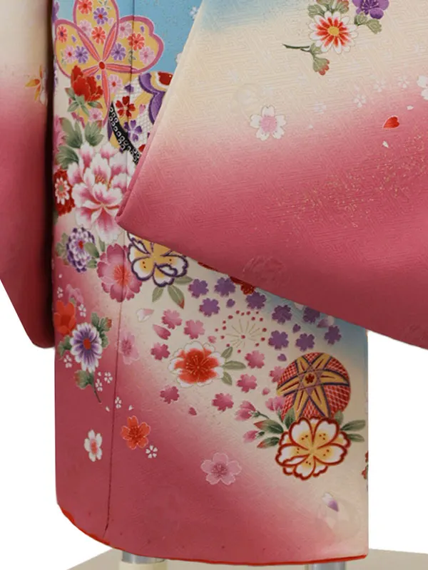 6歳(四つ身)水色 七五三