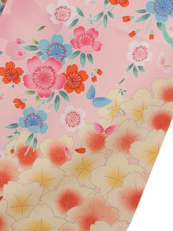 7歳(四つ身)ﾋﾟﾝｸ 七五三