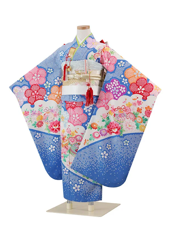 7歳(四つ身)青 七五三