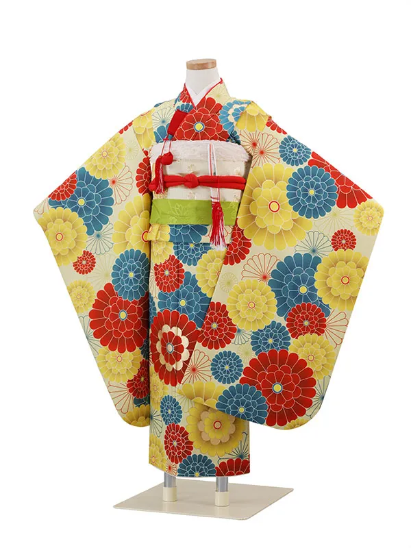 7歳(四つ身)黄 七五三