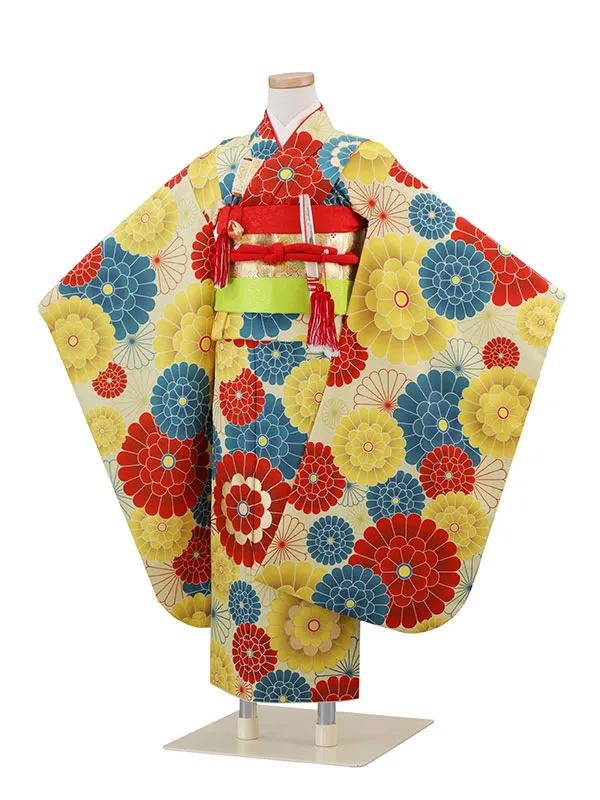 7歳(四つ身)黄 七五三