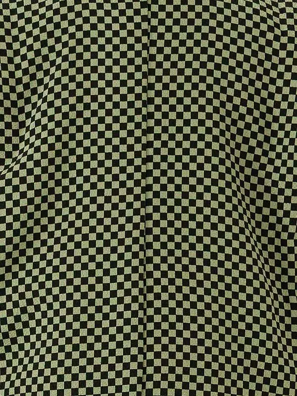 簡単男児七五三(５歳男児袴)/黒市松　抹茶×紺袴