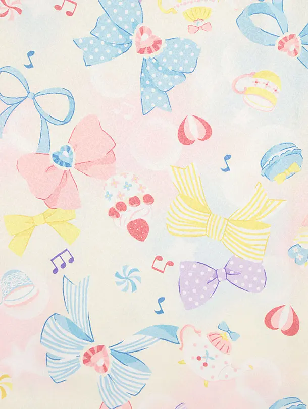 七五三レンタル(3歳女児被布)　【pitapita】クリーム×リボン虹色