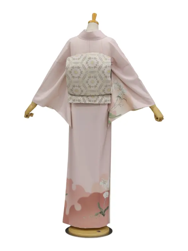 訪問着レンタル　胡蝶蘭/ピンク
