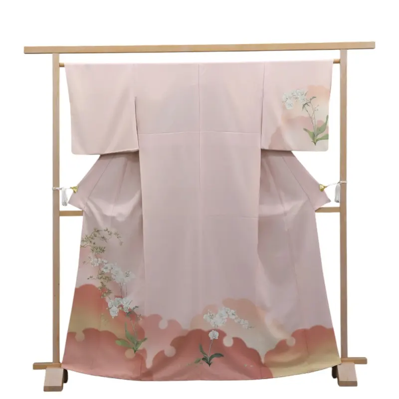 訪問着レンタル　胡蝶蘭/ピンク