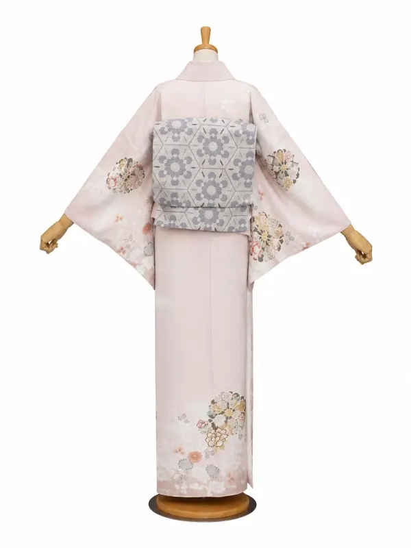 訪問着レンタル　「JAPANSTYLE」菊御所解/ピンク